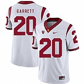 USC Trojans 20 Mike Garrett White College Football Jersey Dzhi,baseball caps,new era cap wholesale,wholesale hats